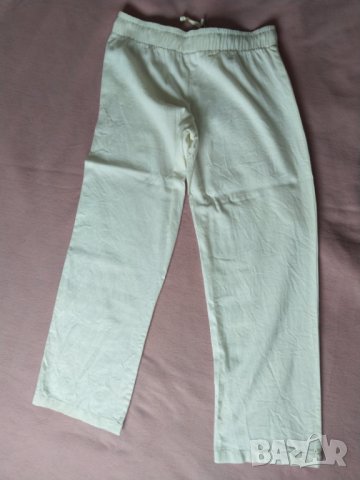 Дамски ленен панталон, снимка 2 - Панталони - 35590639