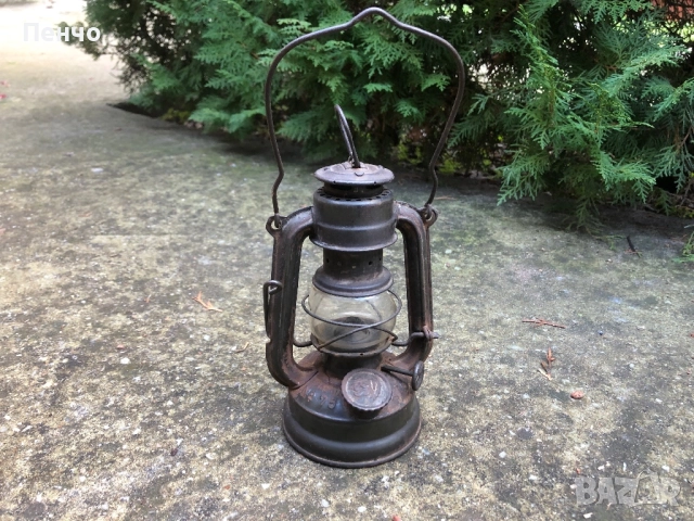 стар немски военен фенер "FEUERHAND №75 ATOM" - WEHRMACHT - WWII - ОРИГИНАЛ, снимка 2 - Антикварни и старинни предмети - 50558987