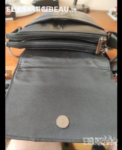 Мъжка кожена чанта с капак., снимка 11 - Чанти - 38999841