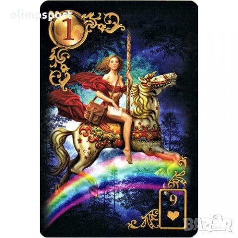 карти таро USG GILDED REVEIRE нови  Gilded Reverie Lenormand демонстрира цифровите таланти на Ciro , снимка 3 - Карти за игра - 37254972