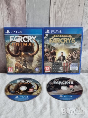 Far Cry Primal + Far Cry 5 PS4 (Съвместими с PS5), снимка 1