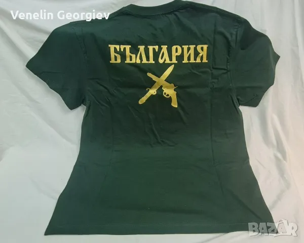 Мъжка тениска, памучна размер XL зелена с надпис ,,Свобода или смърт", снимка 7 - Тениски - 48970861