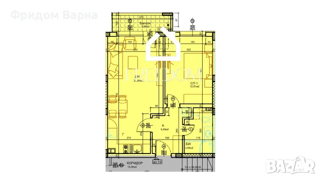 Продава 2-СТАЕН - град Варна, к.к. Св.Св. Константин и Елена, снимка 9 - Апартаменти - 55805856