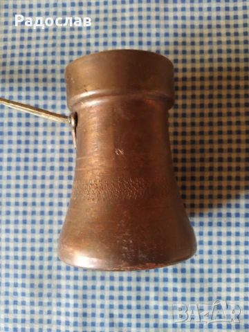 старо медно джезве за кафе, снимка 4 - Съдове за готвене - 51410621
