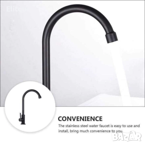 Кран за вода за мивка от неръждаема стомана-Практичният стил, снимка 4 - Други стоки за дома - 52854029