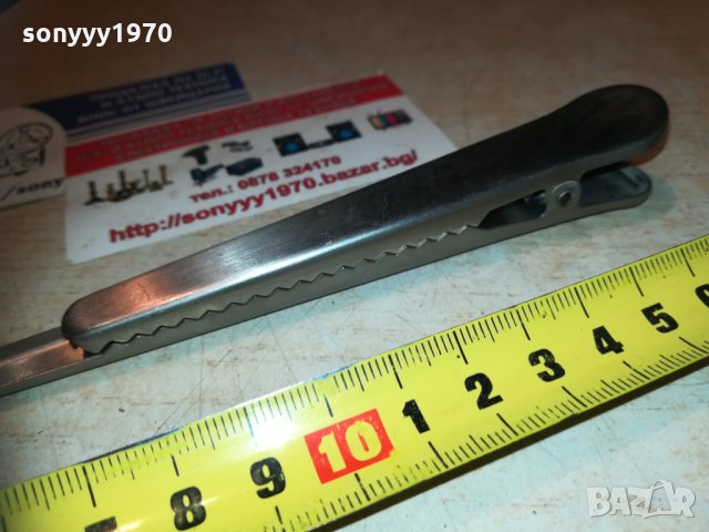 мерителна лъжичка с щипка-алуминиева, снимка 14 - Кафемашини - 30194491