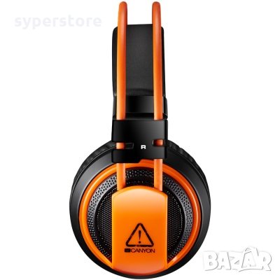 Слушалки с микрофон CANYON CND-SGHS5А Черно-Оранжеви Геймърски слушалки Gaming Headset, снимка 3 - Слушалки за компютър - 30366598