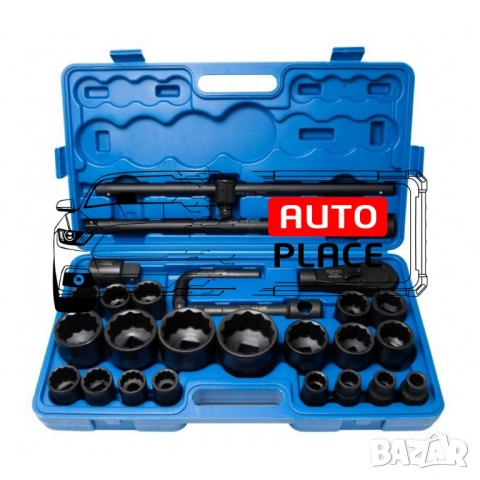 Гедоре с ударни вложки 26 части 3/4 12-стенно RockForce