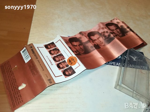 BOYZONE-ORIGINAL TAPE 1909231110, снимка 3 - Аудио касети - 42243514