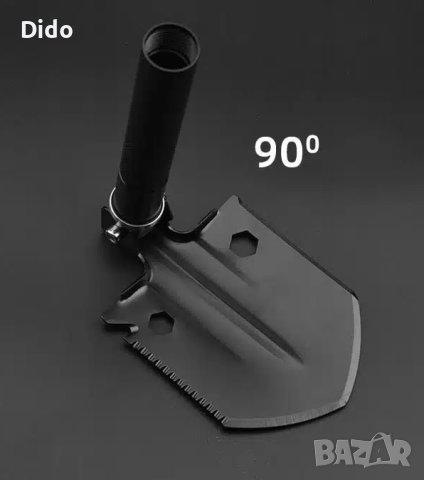 Сгъваема лопата + аксесоари, черен цвят D10  Код на продукт: TS6356, снимка 4 - Други - 40546563