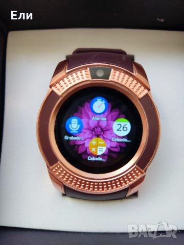 Сензорен смарт часовник, SIM карта, камера, bluetooth функция, аларма, известия, , снимка 9 - Смарт часовници - 35506573