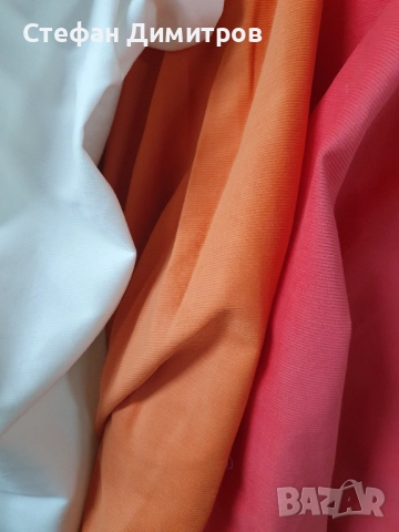 🩵 Фино райе кадифе – 100% памук, изключително меко и нежно!, снимка 2 - Платове и дамаски - 51975453