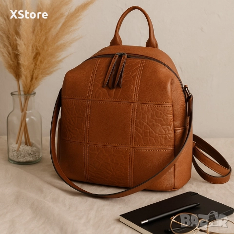 Многофункционална дамска раница-чанта, снимка 3 - Раници - 52572101