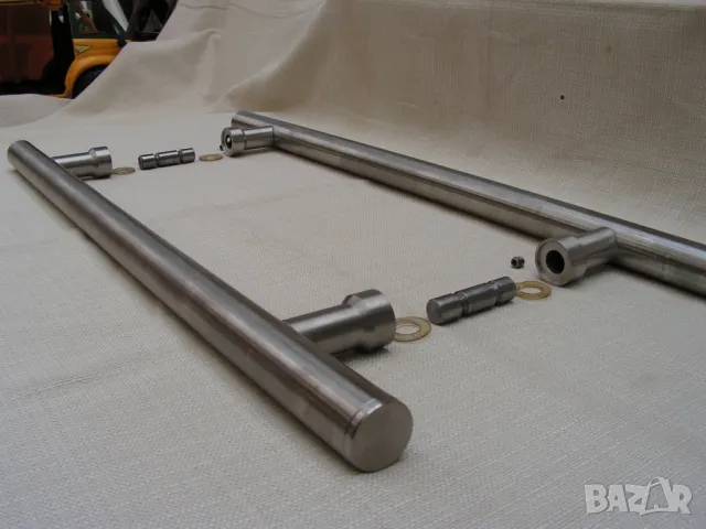 Двустранна дръжка за бутане – дърпане на стъклена или плътна врата., снимка 5 - Входни врати - 49637068