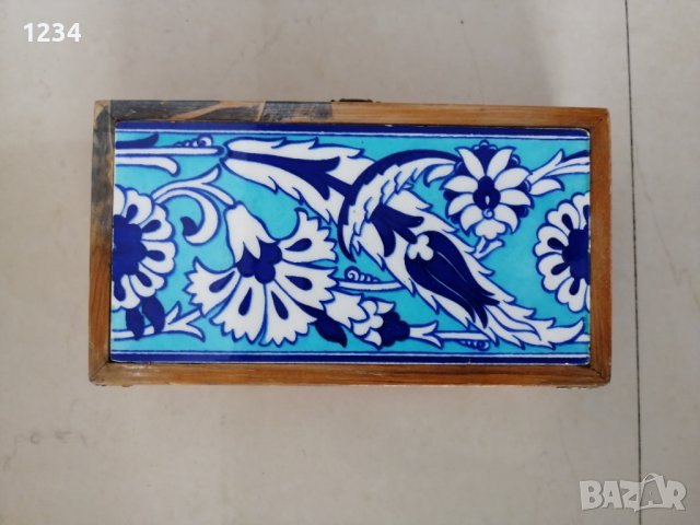 Дървена кутия 22 х 12 h 5.5 см. , снимка 5 - Други стоки за дома - 38275769