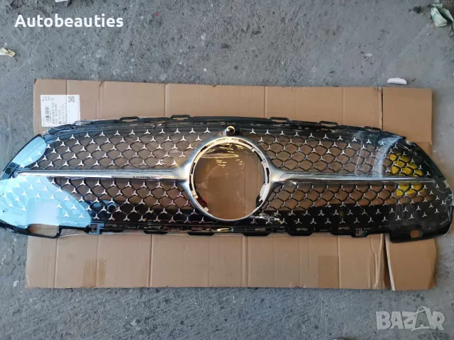 Предна сребристa решетка за Mercedes W206 C-Class, снимка 4 - Аксесоари и консумативи - 48841554