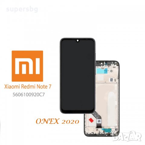 Нов 100% Оригинал LCD Дисплей за XiaoMi Redmi Note 7 LCD + тъч тъч скрийн + рамка / Service pack, снимка 2 - Резервни части за телефони - 34247960