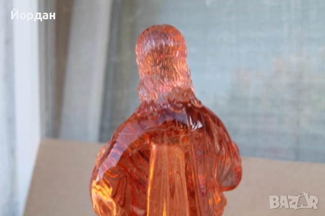 Стъклена фигура на ''Иисус Христос'' , снимка 11 - Антикварни и старинни предмети - 51795955