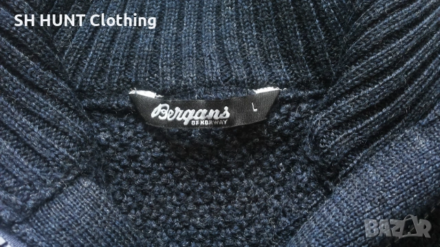 Bergans of NORWAY ULRIKEN JUMPER 100% Merino Wool размер L блуза 100% Мерино вълна - 2529, снимка 10 - Пуловери - 54160272