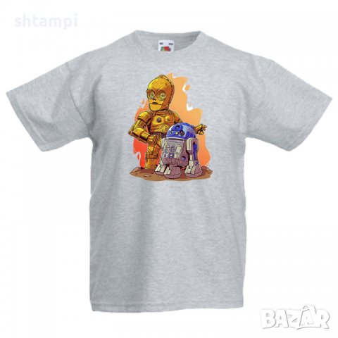 Детска тениска Star Wars R2-D2 & C3PO Star Wars,Игра,Изненада,Подарък,, снимка 5 - Детски Блузи и туники - 36667666
