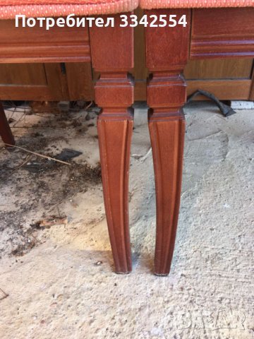 СТОЛ ДЪРВО ТАПИЦЕРИЯ МАСИВ АРИСТОКРАТИЧЕН-2 БР, снимка 5 - Столове - 38456916