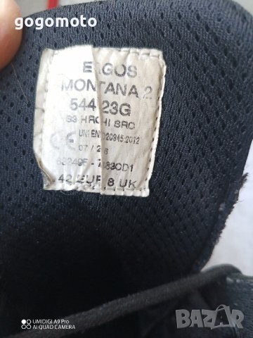 кубинки работни Ergos® Montana 3 Black Leather Composite Safety BOOTS ,100% естествена кожа, снимка 4 - Други - 42758014