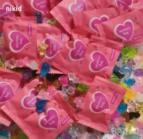 Празни Mistery пакетчета пакетче за дребни подаръчета фигурки играчки лакомства , снимка 5 - Други - 53264318