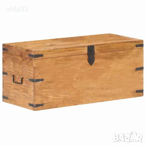 vidaXL Ракла, 90x40x40 см, акациево дърво масив, снимка 9 - Скринове - 56146618