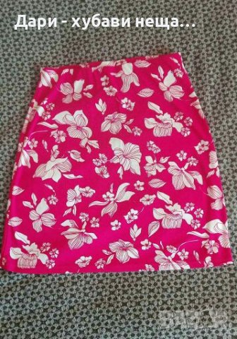 Розова пола на цветя🍀❤M/L,L❤🍀4303