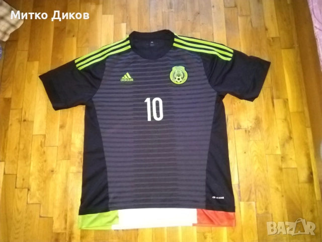 Мексико футбола тениска №10 Джовани Дос Сантос размер Л реален