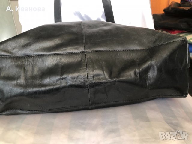 Дамска чанта естествена кожа, снимка 4 - Чанти - 30371499