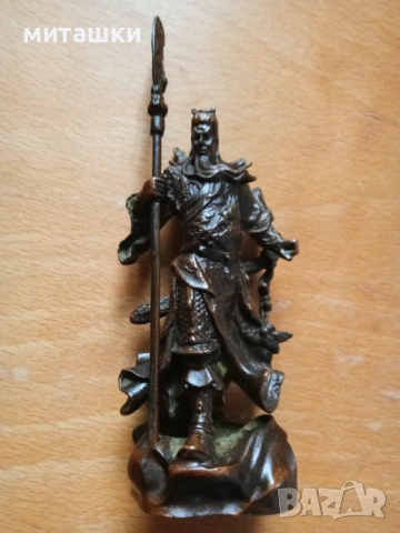 Метална статуетка древен пълководец, снимка 7 - Статуетки - 53911086