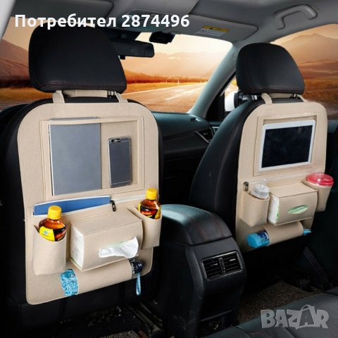 2900  New Протектор за гръб на автомобилна седалка с джоб за таблет - модел 2900 Протектор за гръб н, снимка 3 - Аксесоари и консумативи - 34565559