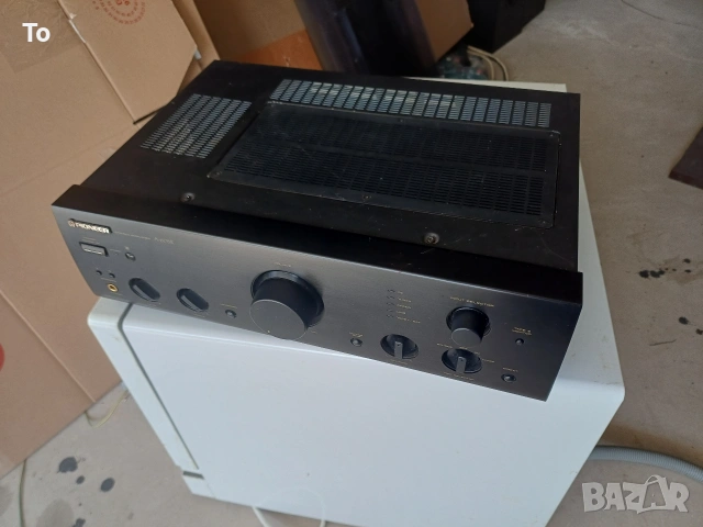 Усилвател Pioneer A605, снимка 5 - Ресийвъри, усилватели, смесителни пултове - 54108906