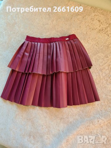 детска кожена пола mayoral 7 г, снимка 2 - Детски рокли и поли - 35589737