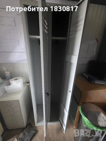 метален шкаф гардероб, снимка 2 - Шкафове - 53301971