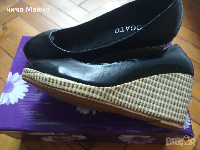 Нови Дамски обувки с платформа Bogato 36, снимка 1 - Дамски обувки на ток - 36907245