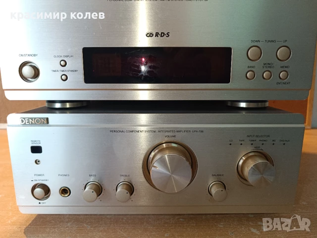 аудио сет на "DENON F-88", снимка 4 - Ресийвъри, усилватели, смесителни пултове - 51381157