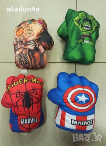 Ръка на Супергерой-Хълк,Капитан Америка,Спайдърмен,Танос,Чук на Тор-20лв, снимка 3 - Плюшени играчки - 40713512