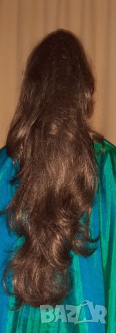 Дълга опашка-перука- 72 см-в пепеляво русо, снимка 2 - Аксесоари за коса - 31936745