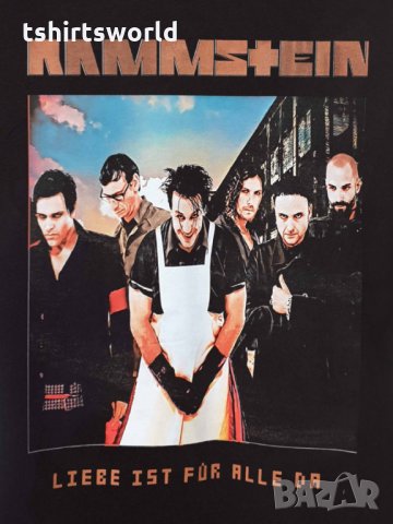 Нов мъжки суичър с дигитален печат на музикалната група Rammstein, Рамщайн - Liebe ist für alle da, снимка 2 - Суичъри - 31819733