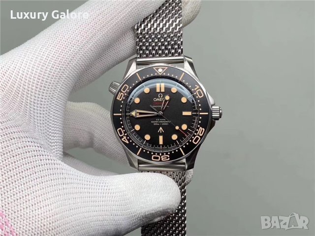 Мъжки часовник OMEGA Seamaster Diver 300M 007 Edition с автоматичен механизъм, снимка 1 - Мъжки - 37223692