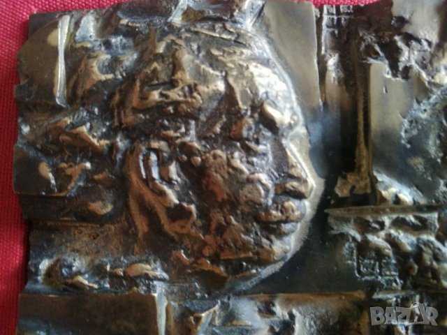 авторски барелеф-композиция георги димитров, снимка 2 - Антикварни и старинни предмети - 34033329