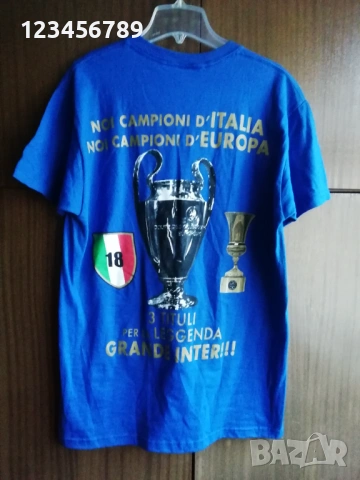 Inter Milan Treble 2009/2010 Mourinho шампионска тениска Интер Милан Моуриньо требъл, снимка 2 - Тениски - 50622089