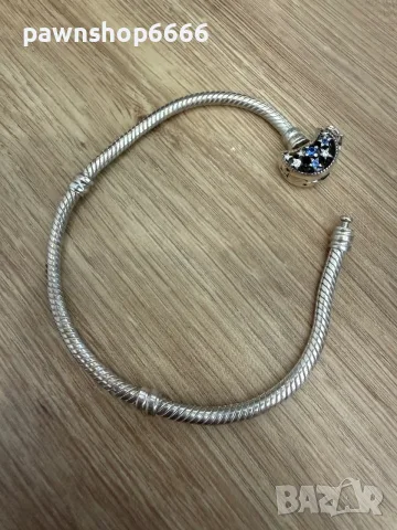 Сребърна Гривна Pandora , снимка 5 - Гривни - 56125256