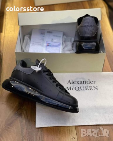 Дамски черни кецове  Alexander McQueen/Br104S, снимка 1 - Кецове - 42827773