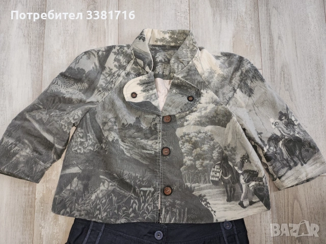 Късо сако Herchcovitch alexandre и къси панталонки , снимка 4 - Къси панталони и бермуди - 54242031