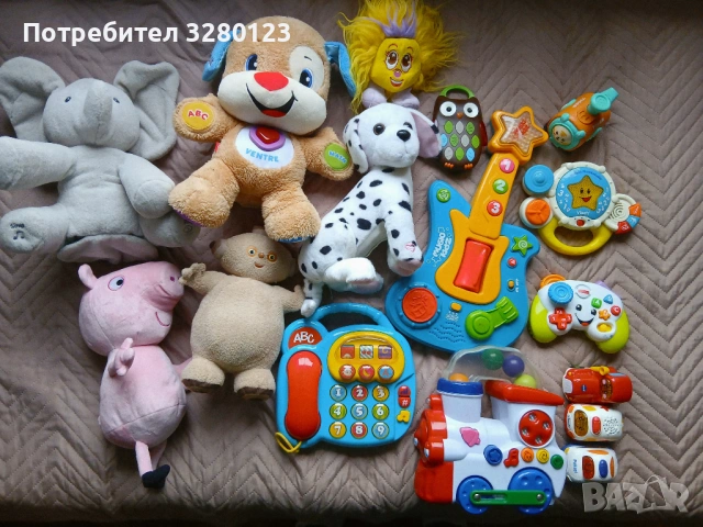 Продавам музикални интерактивни играчки 