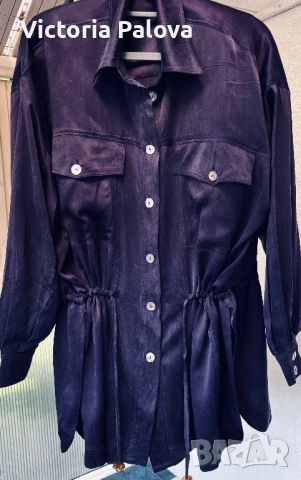 LUXURY лятно копринено яке/риза LAURÈL ( ESKADA), снимка 3 - Ризи - 51205837