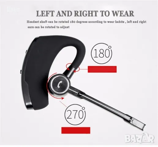 Безжична Bluetooth слушалка Hands-Free V8S, снимка 2 - Bluetooth слушалки - 47748640